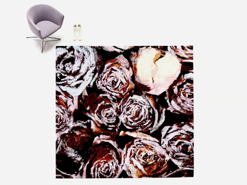 WINE AND ROSES - Custom handmade rug by HENZEL STUDIO - view 3